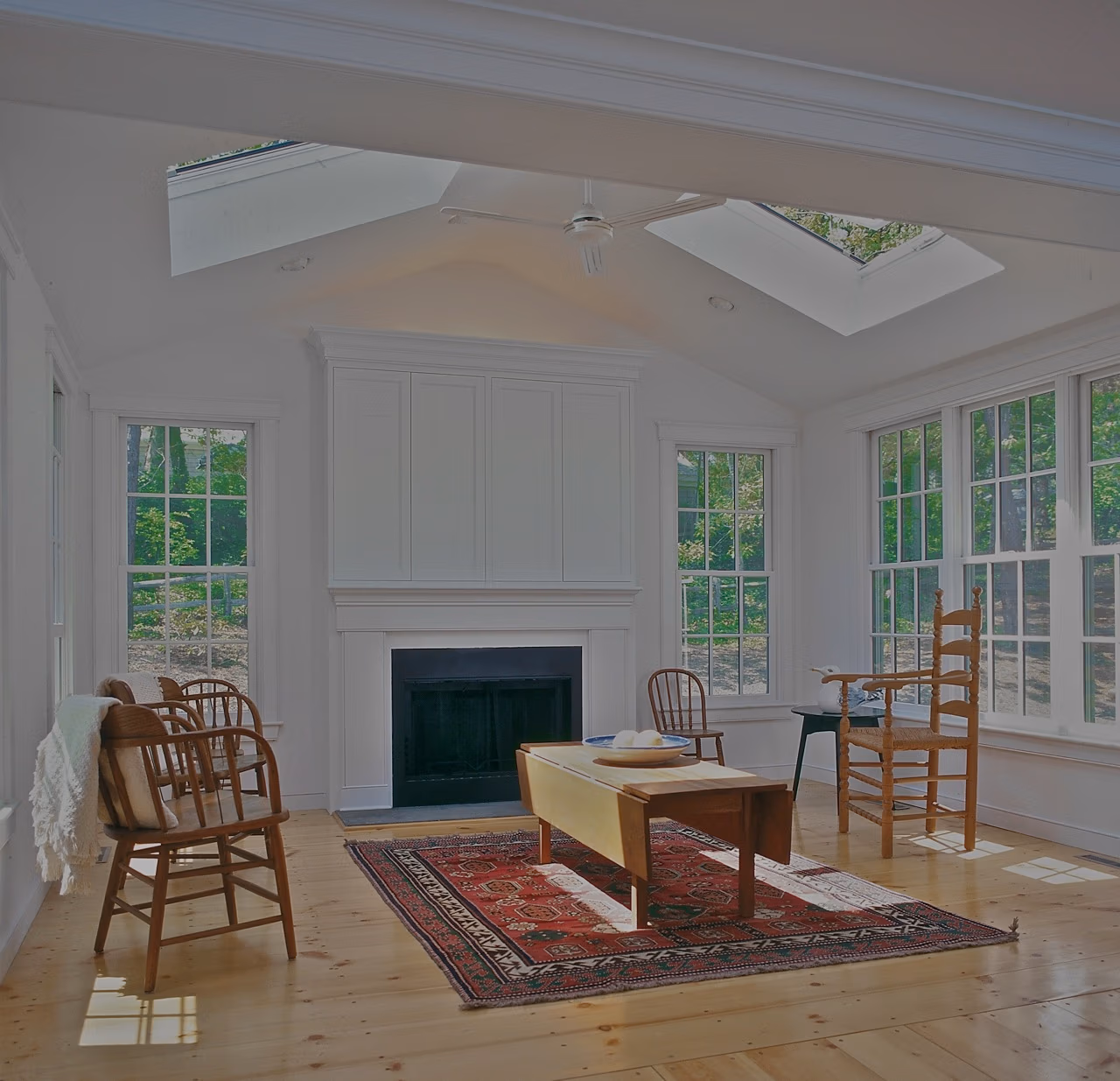 Cape Cod house interior design by Duxbury design and building firm