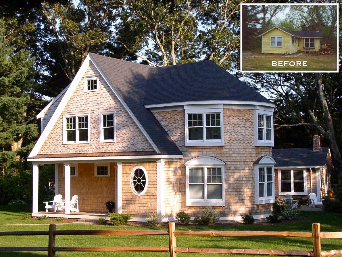Shingle style whole house renovation Duxbury MA