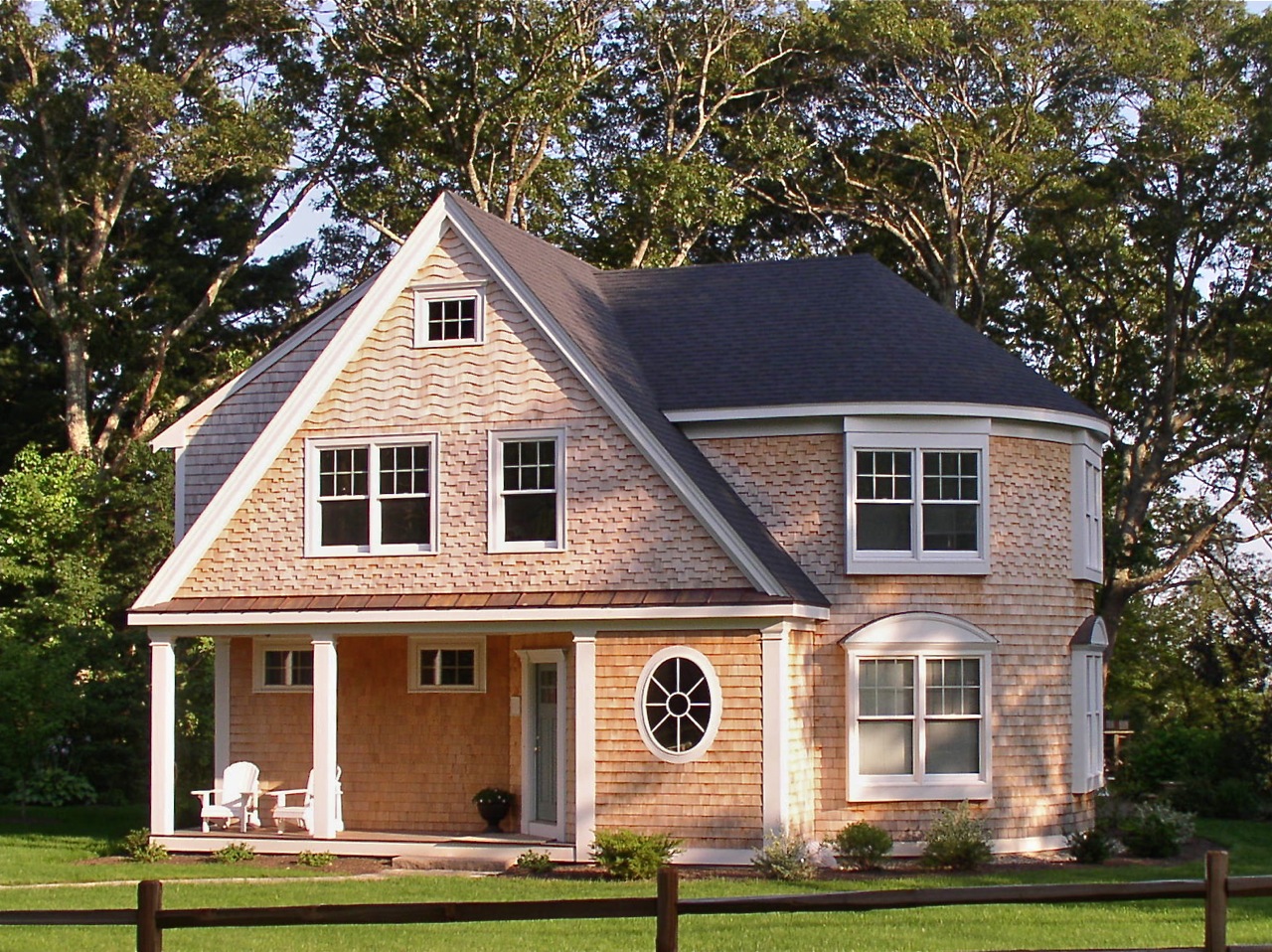 Bay- Ranch to Shingle Style transformation- Duxbury MA