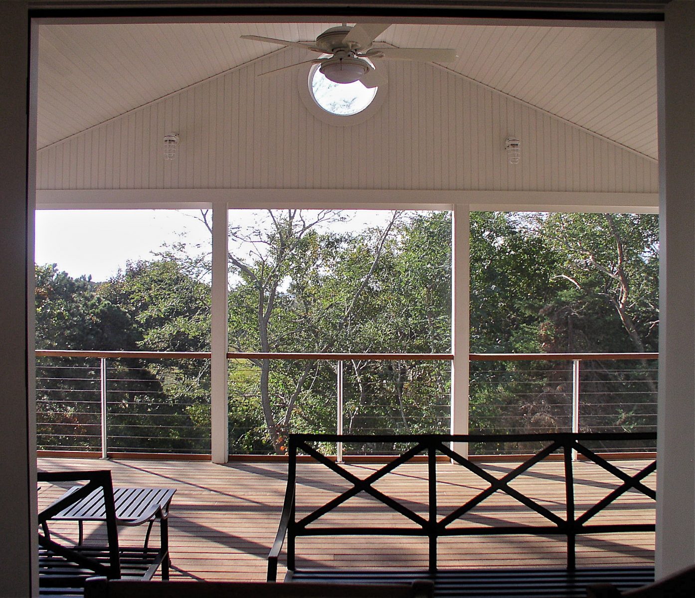 Screen porch design, Eastham, Cape Cod MA