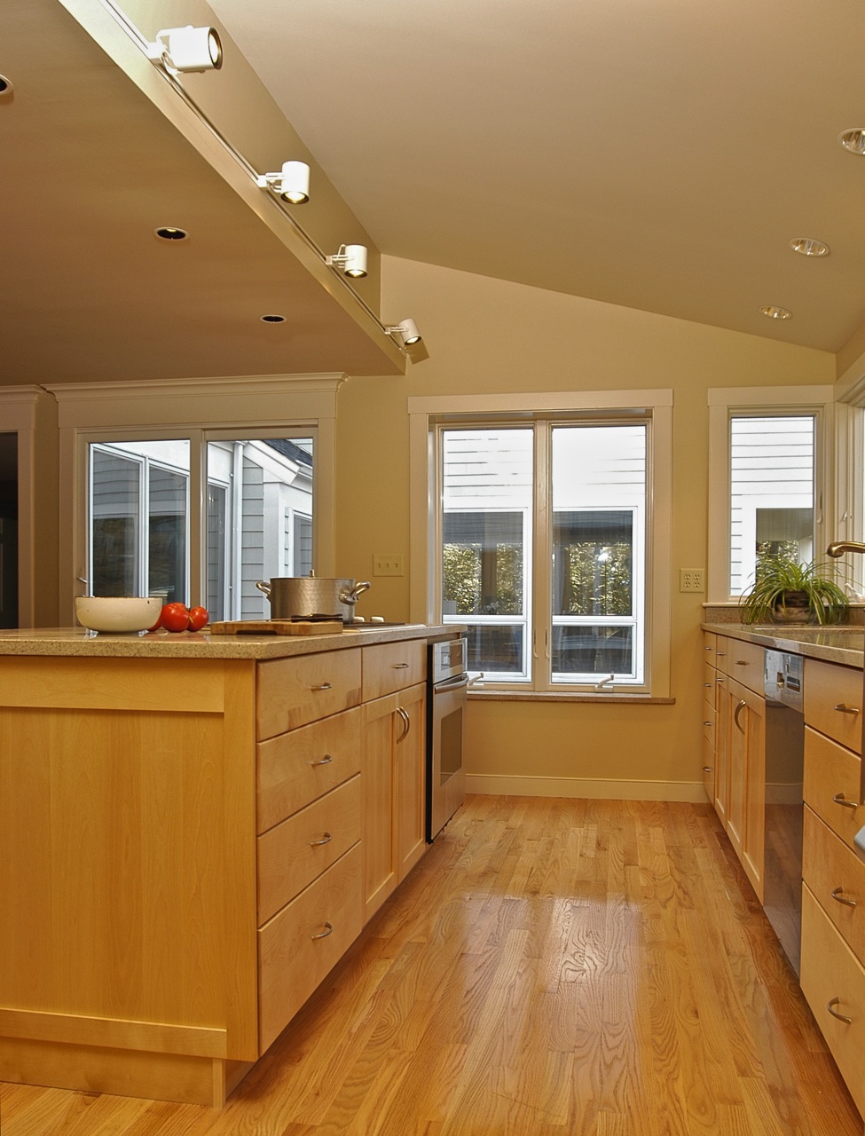 Kitchen design by Duxbury custom builder