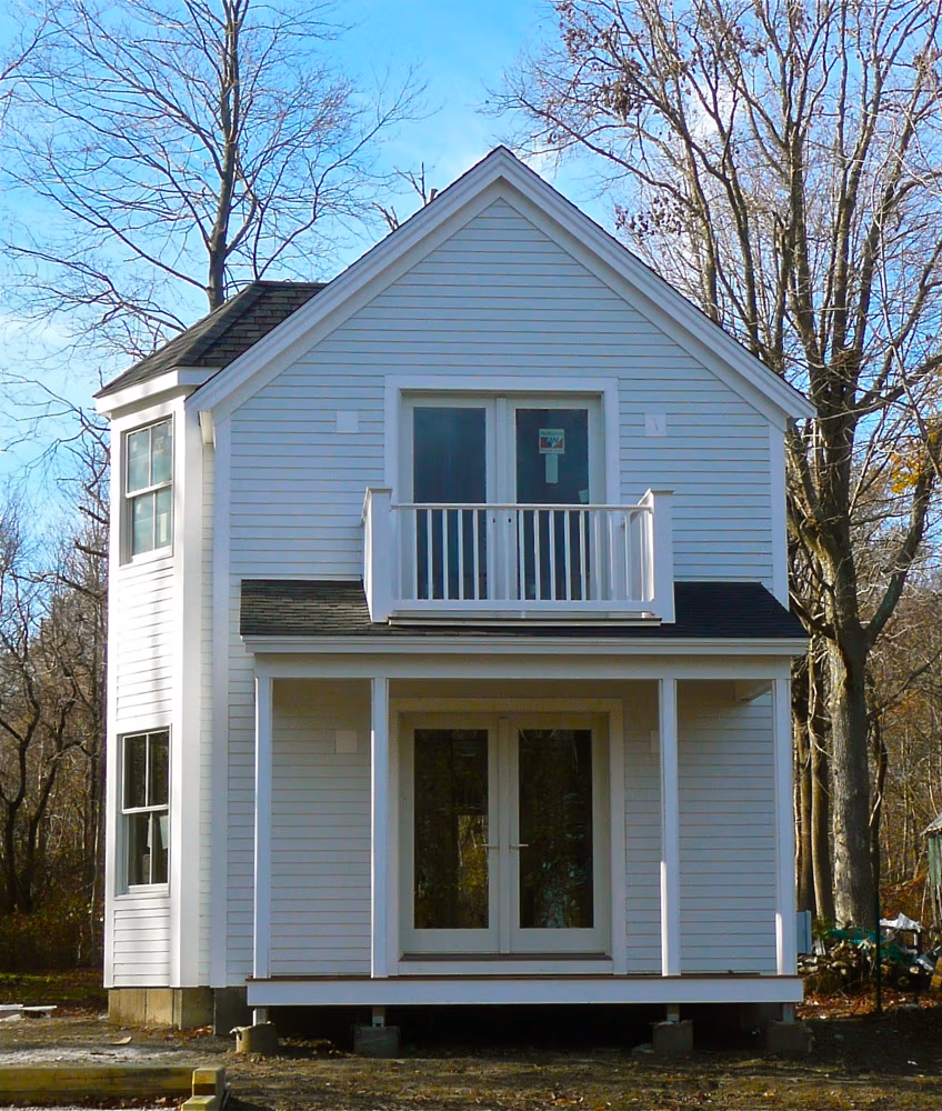 Traditional exterior, Green building design by Duxbury MA architect